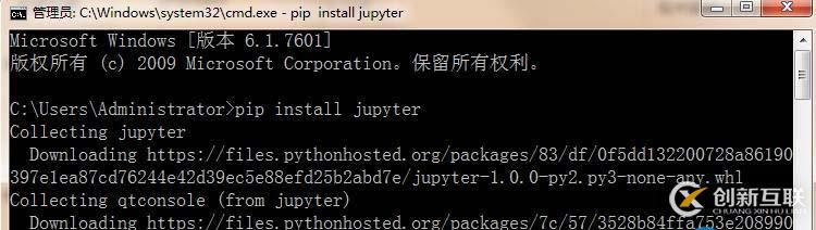 下载安装jupyter的操作方法