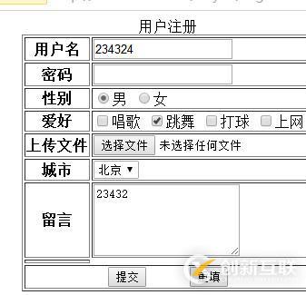 request--各种表单输入项数据的获取 学习笔记