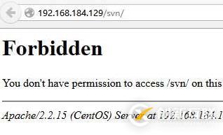 Centos实现svn本地认证apache认证