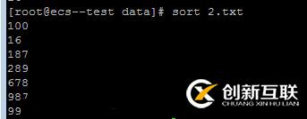 如何在Linux中使用sort文本处理命令