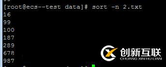 如何在Linux中使用sort文本处理命令