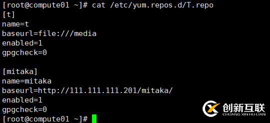 Openstack Mitaka安装手顺（1）基础环境准备