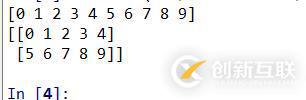 如何创建numpy矩阵