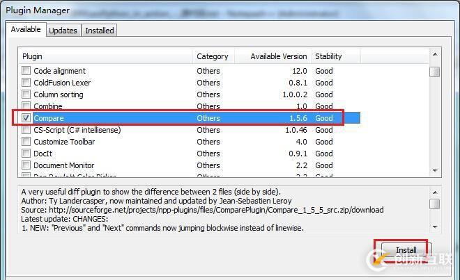 如何使用Notepad++来比较文件