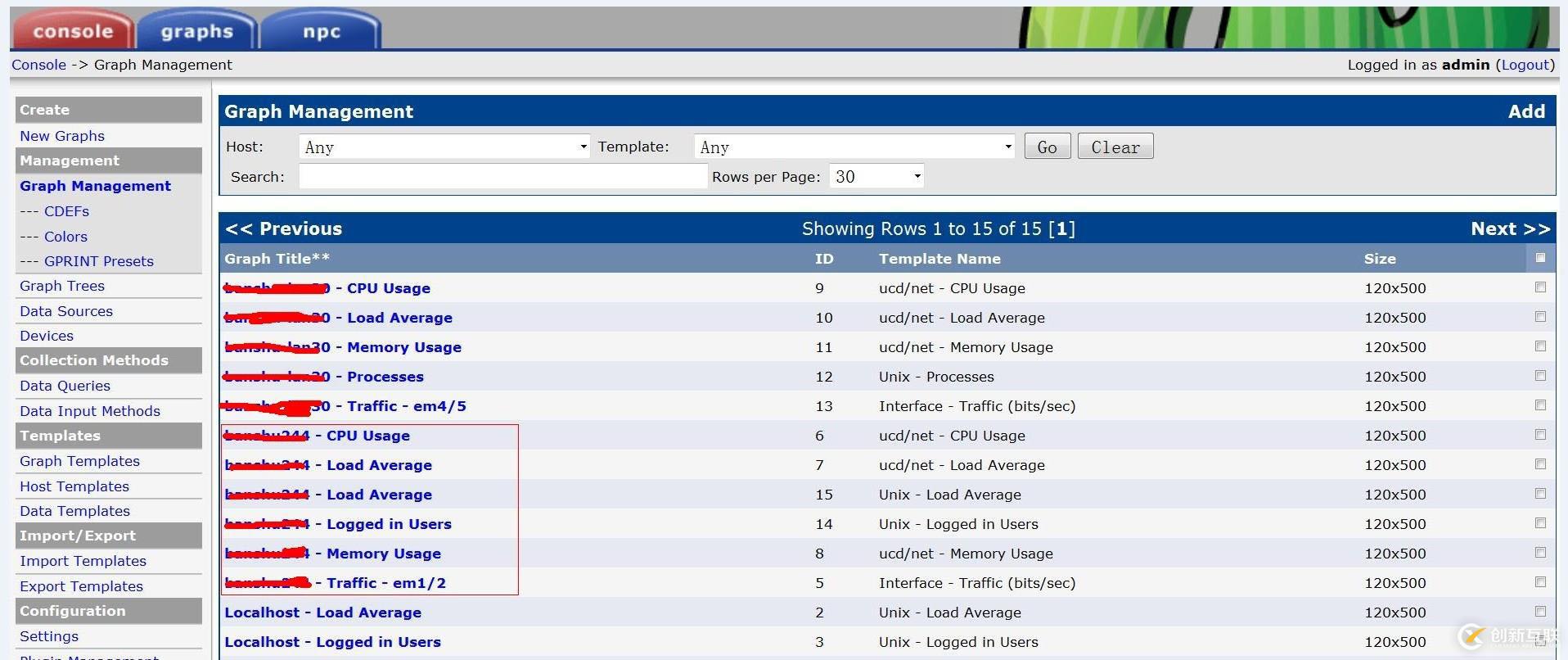 Nagios+Cacti模块——Cacti监控本地信息（七）