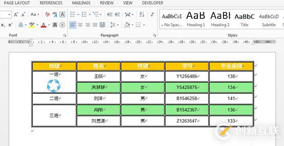 Java 在Word中添加表格、嵌套表格