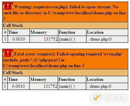 PHP中include()和require()函数之间的区别是什么