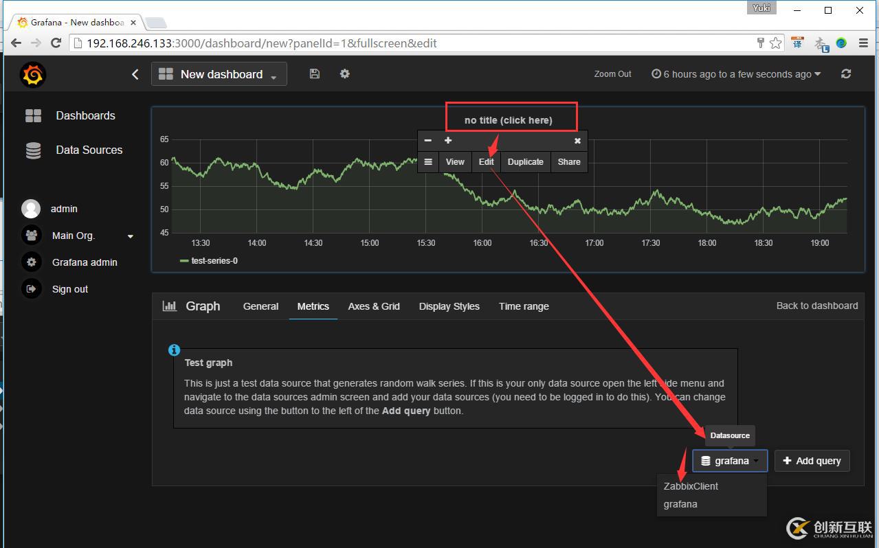 Grafana + Zabbix 