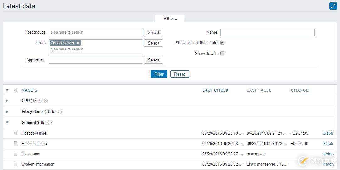 深入浅出Zabbix 3.0 -- 第九章 数据可视化