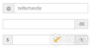 Bootstrap实现基本的输入框组实例