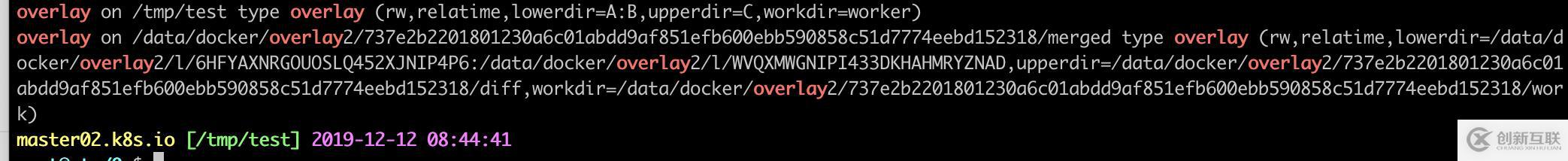 docker 存储驱之overlayFS