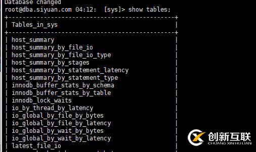 mysql 8.0 四个默认数据库