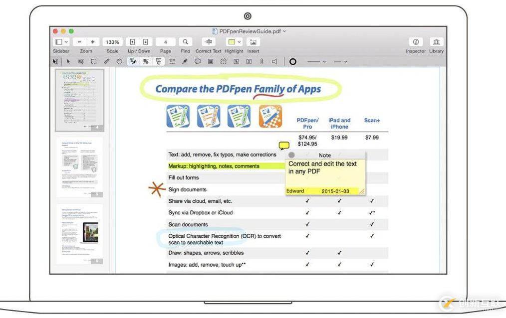 PDFpenPro 12 for mac工具有哪些功能