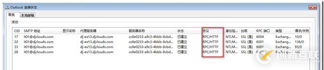 Outlook 客户端无法通过 MAPI over HTTP 连接