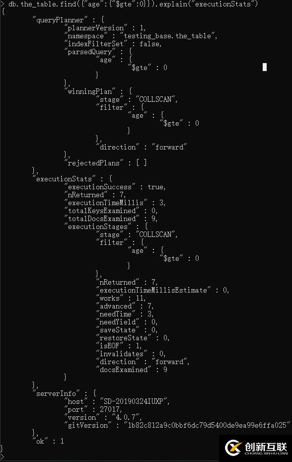 mongodb查询与索引优化