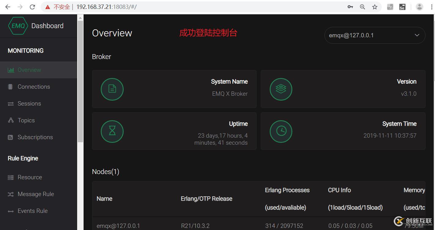 Centos 7 安装MQTT(EMQ)服务端