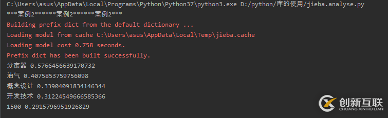 怎么在python中使用jieba.analyse提取关键词