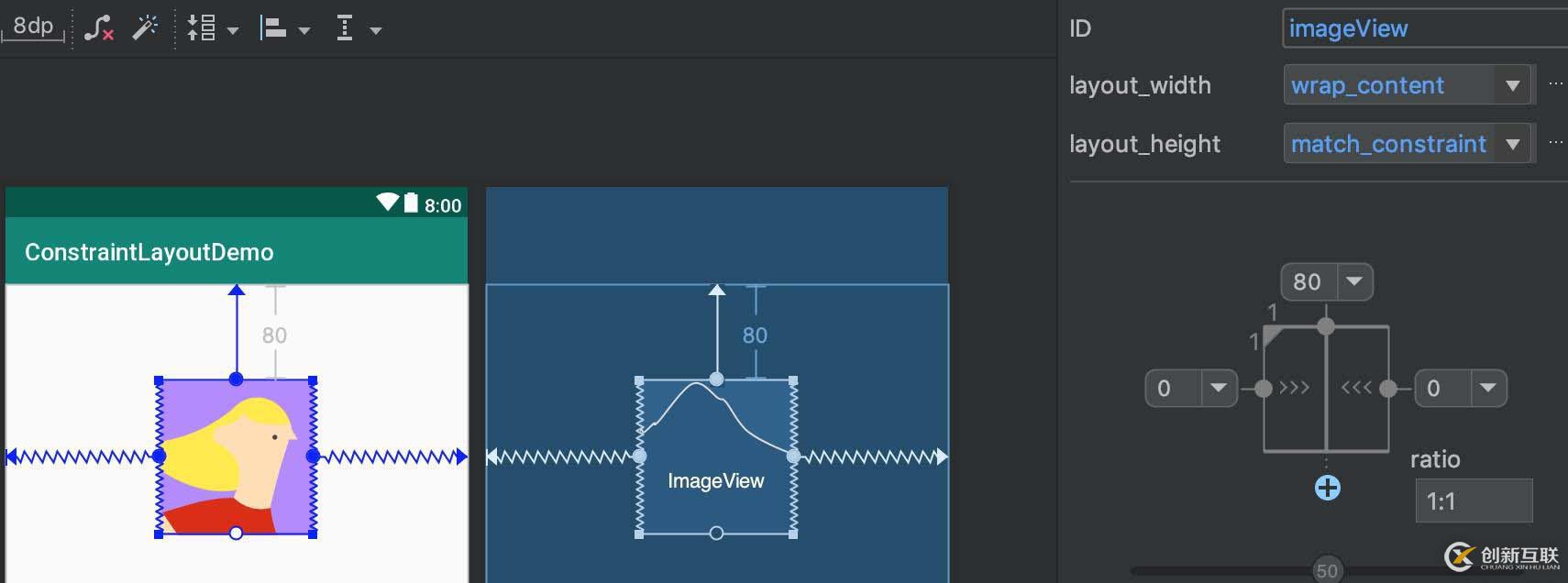 掌握ConstraintLayout（十）按比例设置视图大小