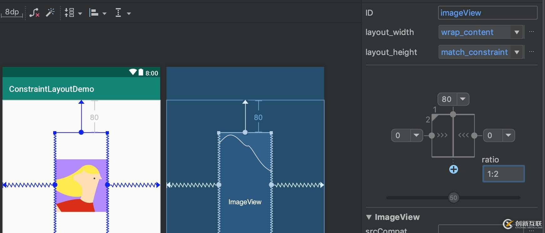 掌握ConstraintLayout（十）按比例设置视图大小