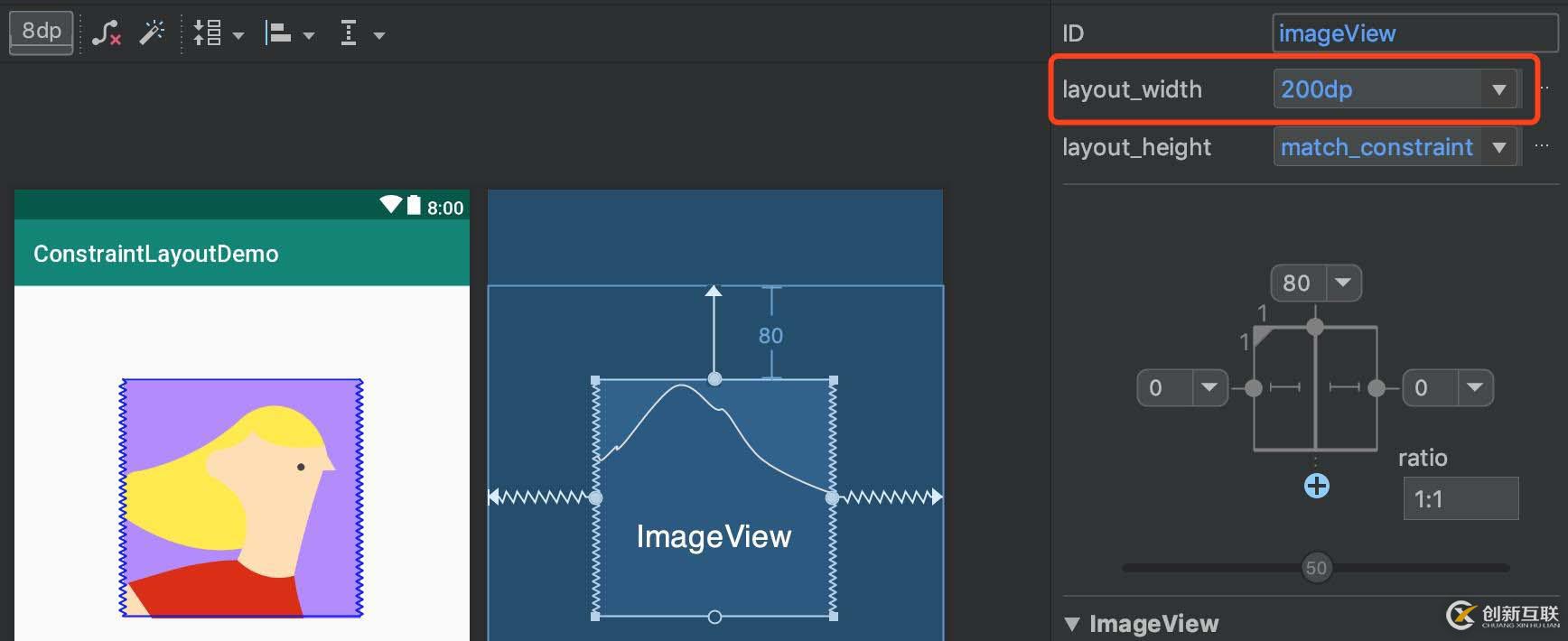 掌握ConstraintLayout（十）按比例设置视图大小