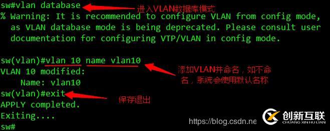 VLAN中继链路实验配置