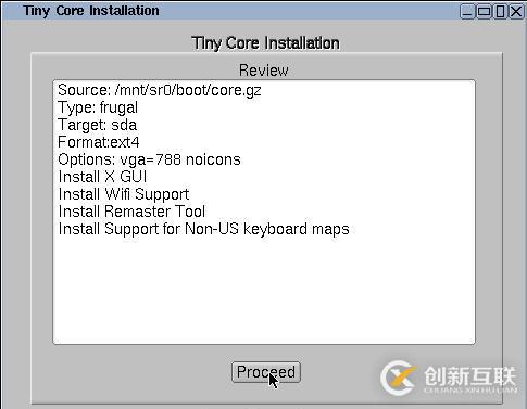 将Tiny Core Linux安装到硬盘