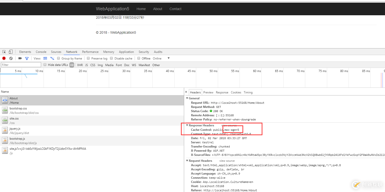 Asp.Net Core 2.1+中视图缓存的示例分析