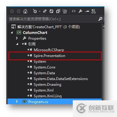 C# 创建PPT图表