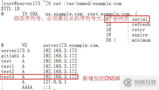 centos7 DNS主从服务搭建及问题故障排错