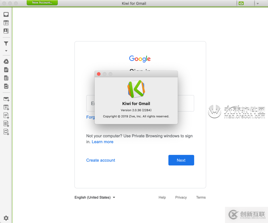 Gmail邮箱客户端Kiwi for Gmail for mac