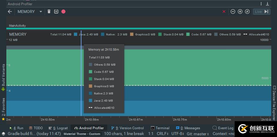 Android Studio 3.0上内存泄漏的示例分析