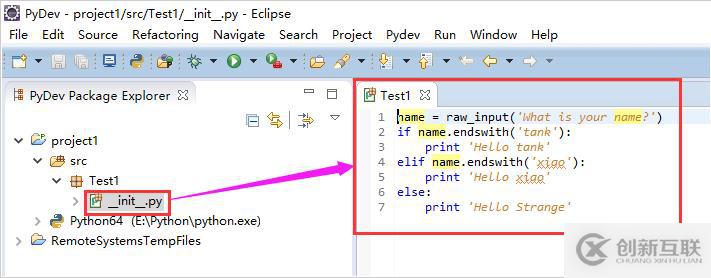 在eclipse编写python的方法