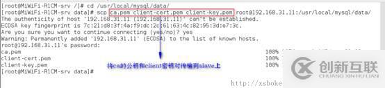 MySQL：安装和基于SSL加密的主从复制（基于5.7）