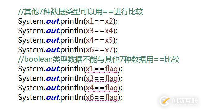 Java中”==”运算符的使用