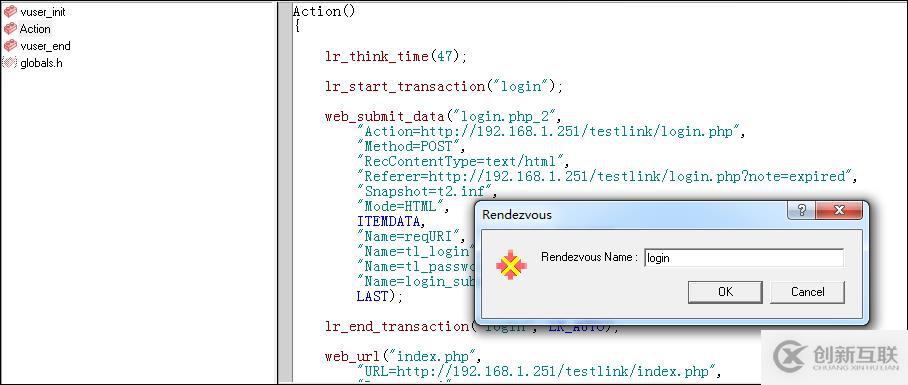 LoadRunner11-设置集合点及检查点