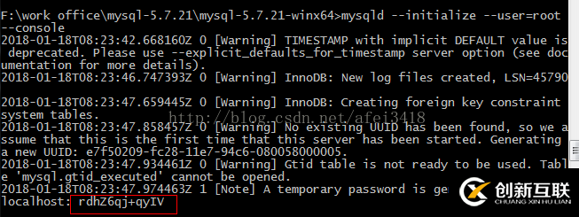 如何安装配置mysql-5.7.21