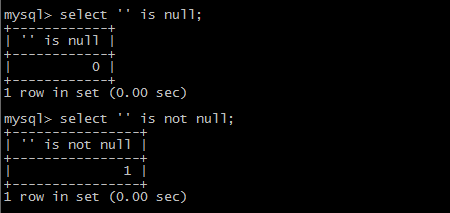 null值在oracle和mysql中有什么不同