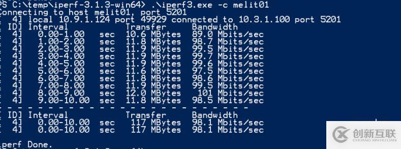 iPerf 测试网速的小教训