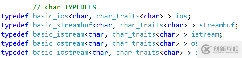 C++中头文件iosfwd的示例分析