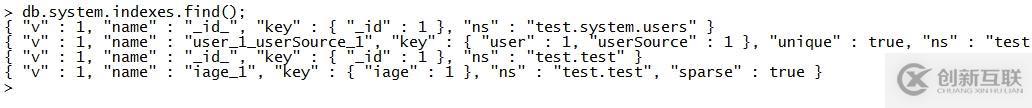 mongodb 索引相关