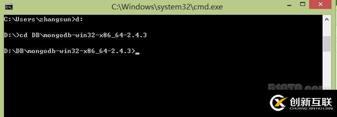 在window8初次安装MongoDB 