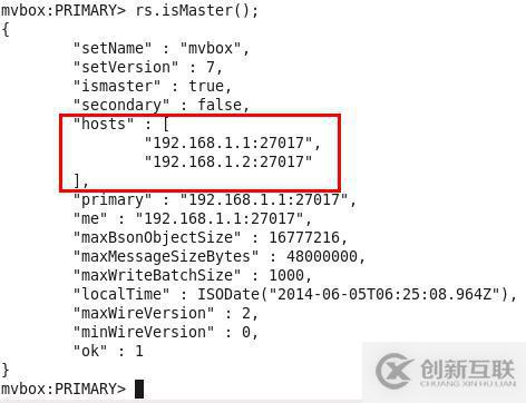 MongoDB副本集的示例分析