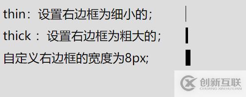 css中border-right-width属性的使用方法