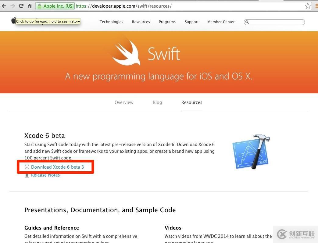 swift 2.1  安裝與下載