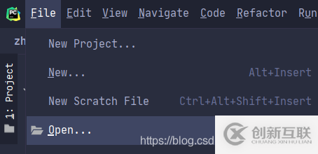 如何正确的添加Open Folder as PyCharm Project方法