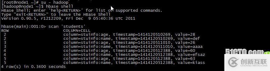 利用python访问Hbase（Thrift模块安装与测试）