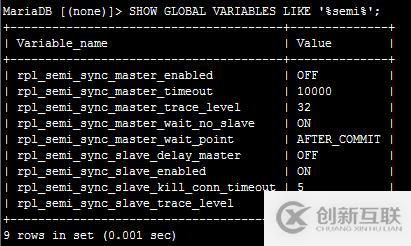 MariaDB 10.3 主从半同步复制