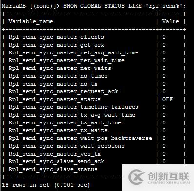 MariaDB 10.3 主从半同步复制