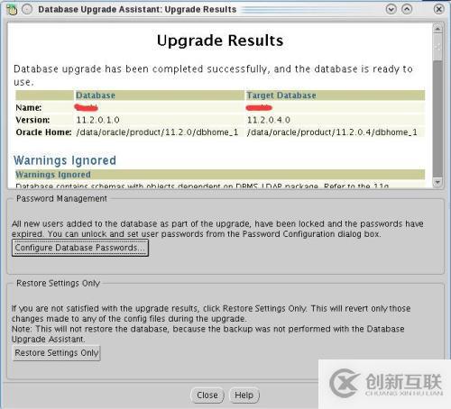 oracle 11.2.0.1升级至11.2.0.4