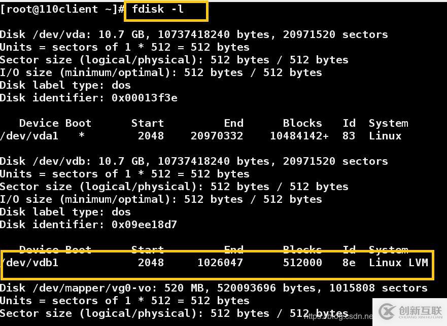 linux系统进行磁盘管理